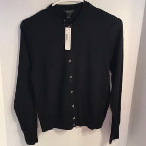 J Crew light weight long sleeved cardigan.  Size S